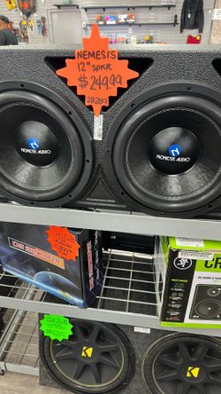 Nemesis 12” speakers