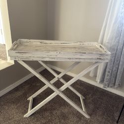 Farmhouse Style Side Table Foldable