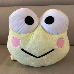 NWT Keroppi 15" Nap Together Sleep Rest Frog Stuffed Animal Plush Toreba Sanrio!