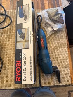 Woodcarving Ryobi Detail Sander