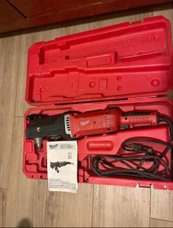 Milwaukee 1/2” Super Hawg Heavy-Duty Drill – With Case & Manual