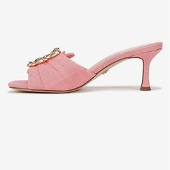 Sam Edelman Pink Pietra Heels, Size 9.5