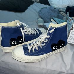 Cdg Converse Sz 9.5 Worn Few Times