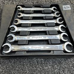 6 pc 6-Point Metric Flank Drive® Double End Flare Nut Wrench Set 