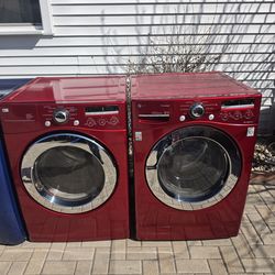 LG front load washer and ELECTRIC 220v dryer set