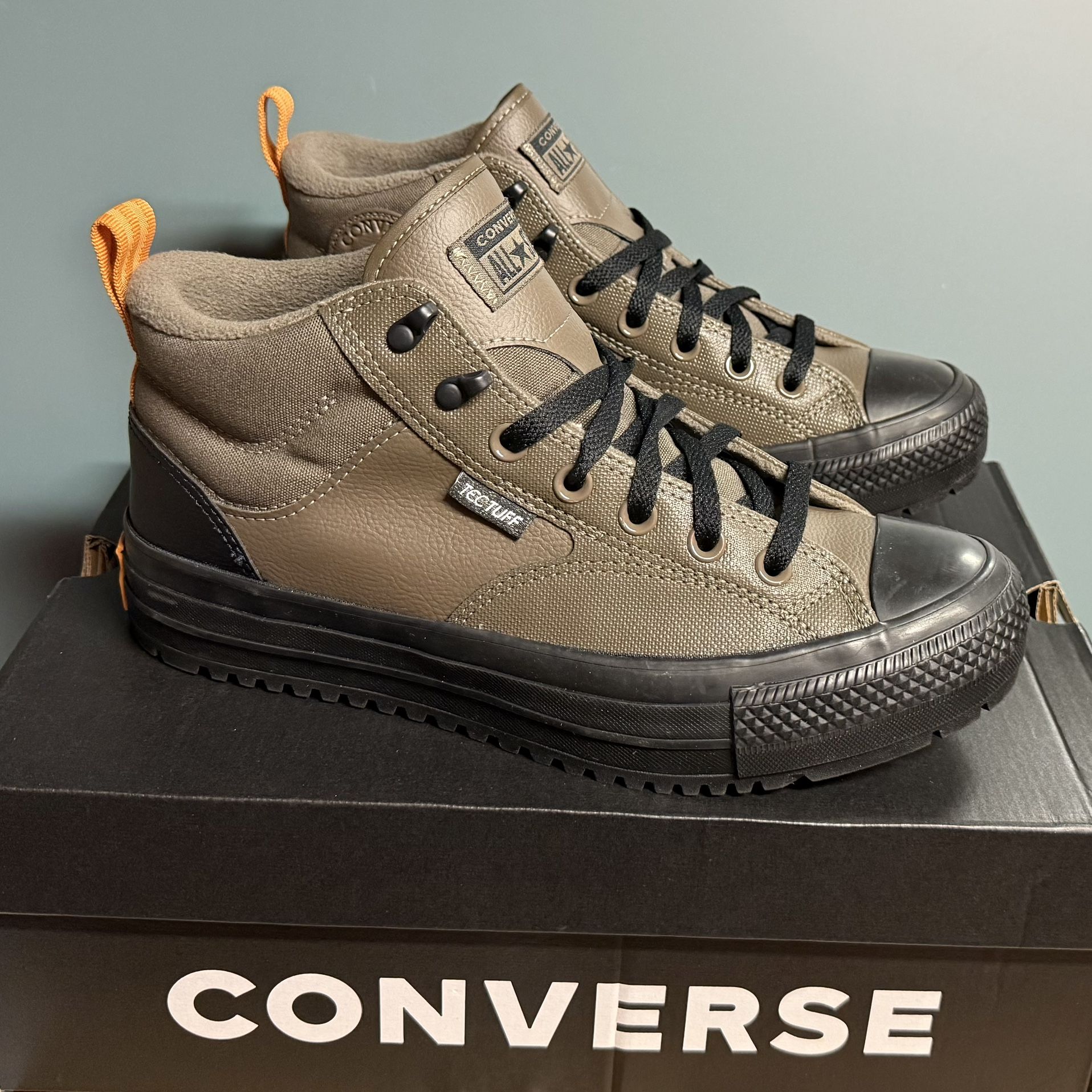 $50 Men’s Converse Leather Boots Brand New Size 8 & 11 (Women’s 10)