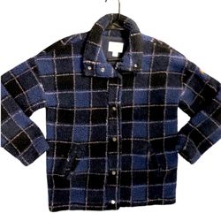 Roxy Woman’s Warm Fleece Plaid Coat (Med) *NWOT*