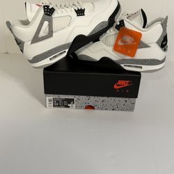BRAND NEW JORDAN 4 “WHITE CEMENT” FOR SALE! MEN SIZE 12 $290