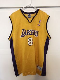 Kobe Bryant Vintage Champion Jersey Large Size 44