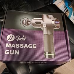 JJ Gold Massage Gun