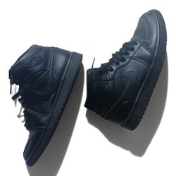 Nike Air Jordan 1 Black Sneakers