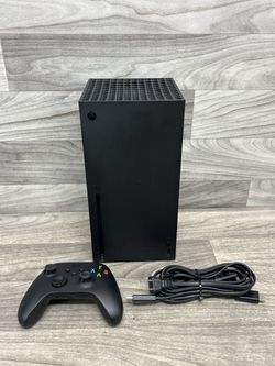 Xbox Series X Console – 1TB, Black, w/ Controller & Hookups (A1D025545)