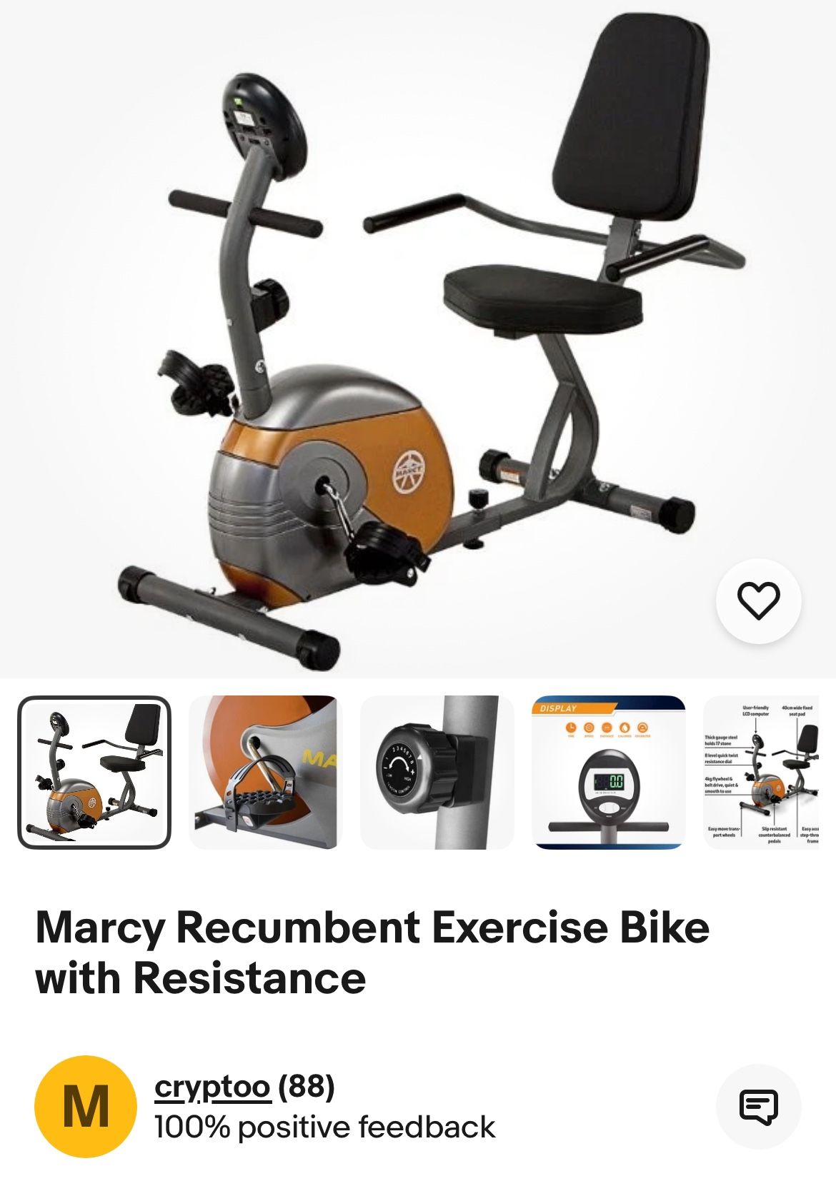 Exercise Bike with Resistance