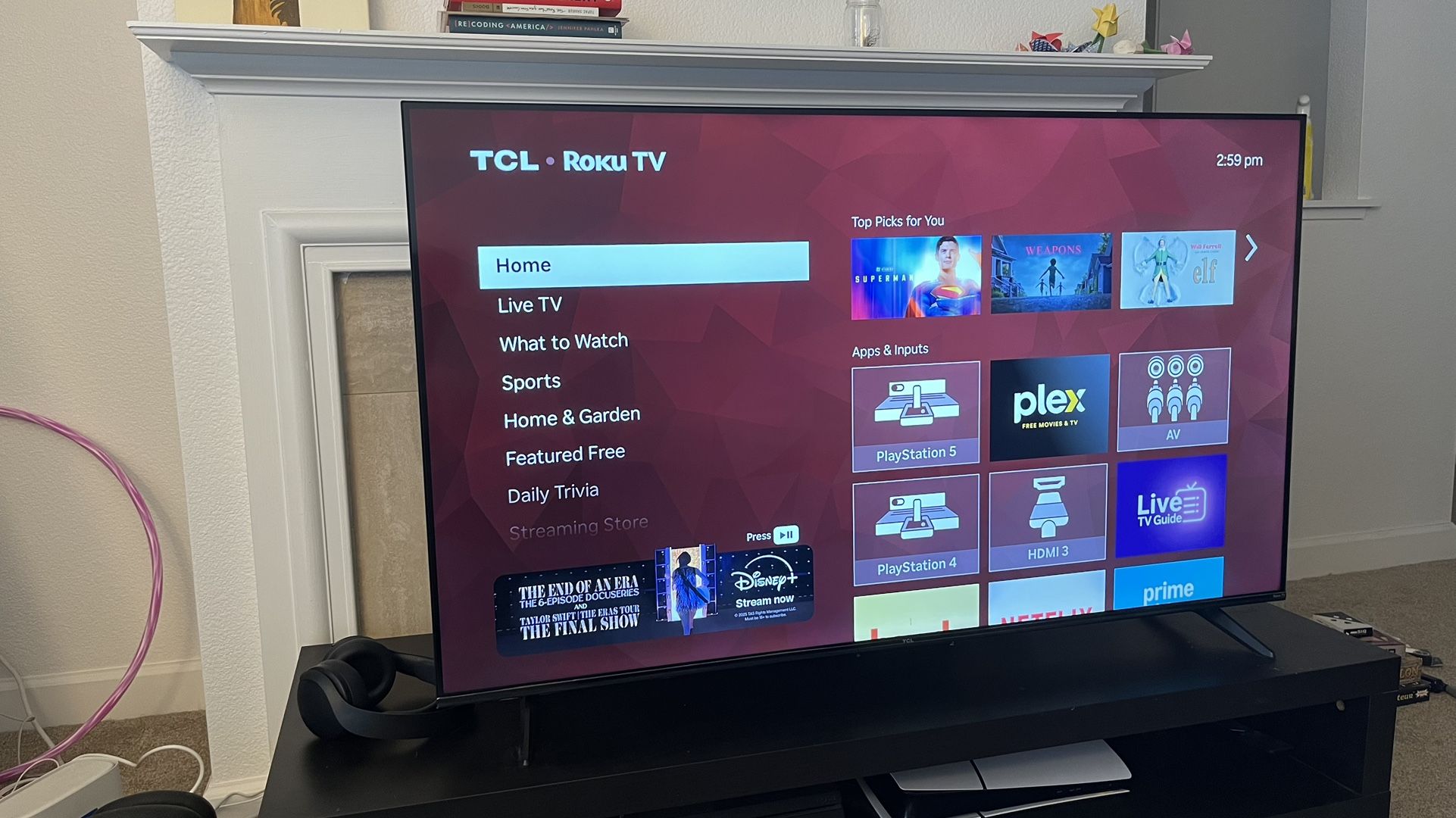 55" TCL Roku Smart TV