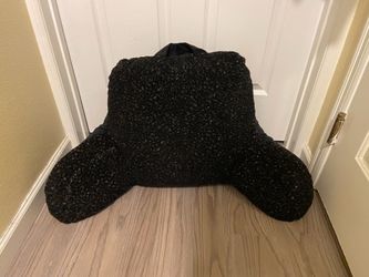 Faux Shearling Bed Rest Pillow