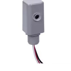 Intermatic NIGHTFOX 1,000-Watt LED/Incandescent Stem Mount Electronic Photocontrol, Gray