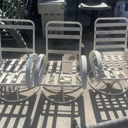 Patio Rocker Chairs Mid Century  Modern