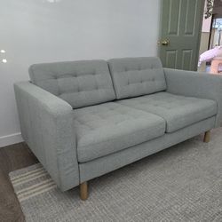 IKEA Loveseat – Light Green/Gray 