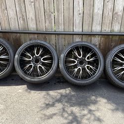 20” MKW Wheels w/ Tires & TPMS – 5x114.3