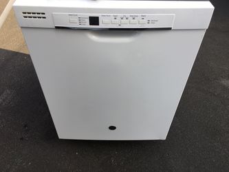 Like New - GE 24” Front Control Dishwasher in White - Delivery Available