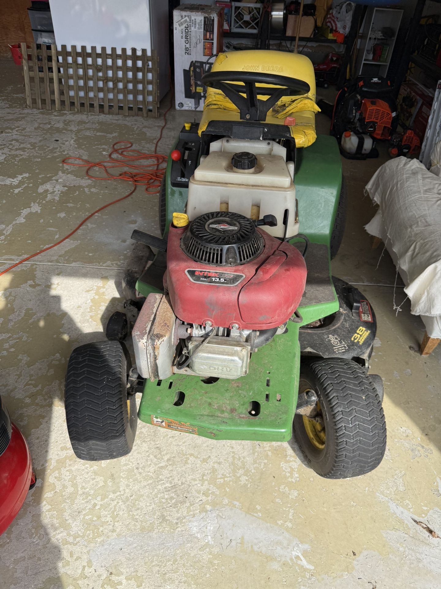 John Deere STX38 Riding Mower
