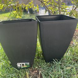 Set vases de plastico 35 both