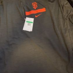 San Francisco Giants Womens Quarter Zip Sweater