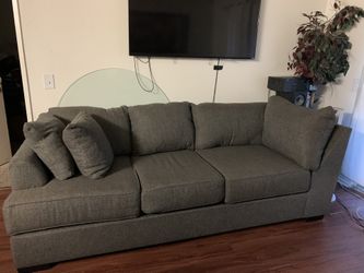 Tweed Sectional Sofa Set