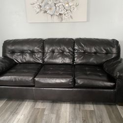 Sofá Cama,leather,usado Buen Brown for Sale in Riverview, FL OfferUp