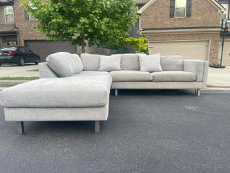 Free Delivery Gray Sectional 