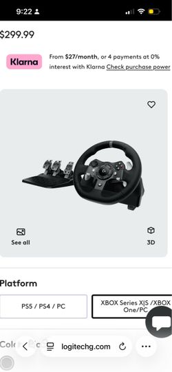Logitech G Racing Wheel with Pedals