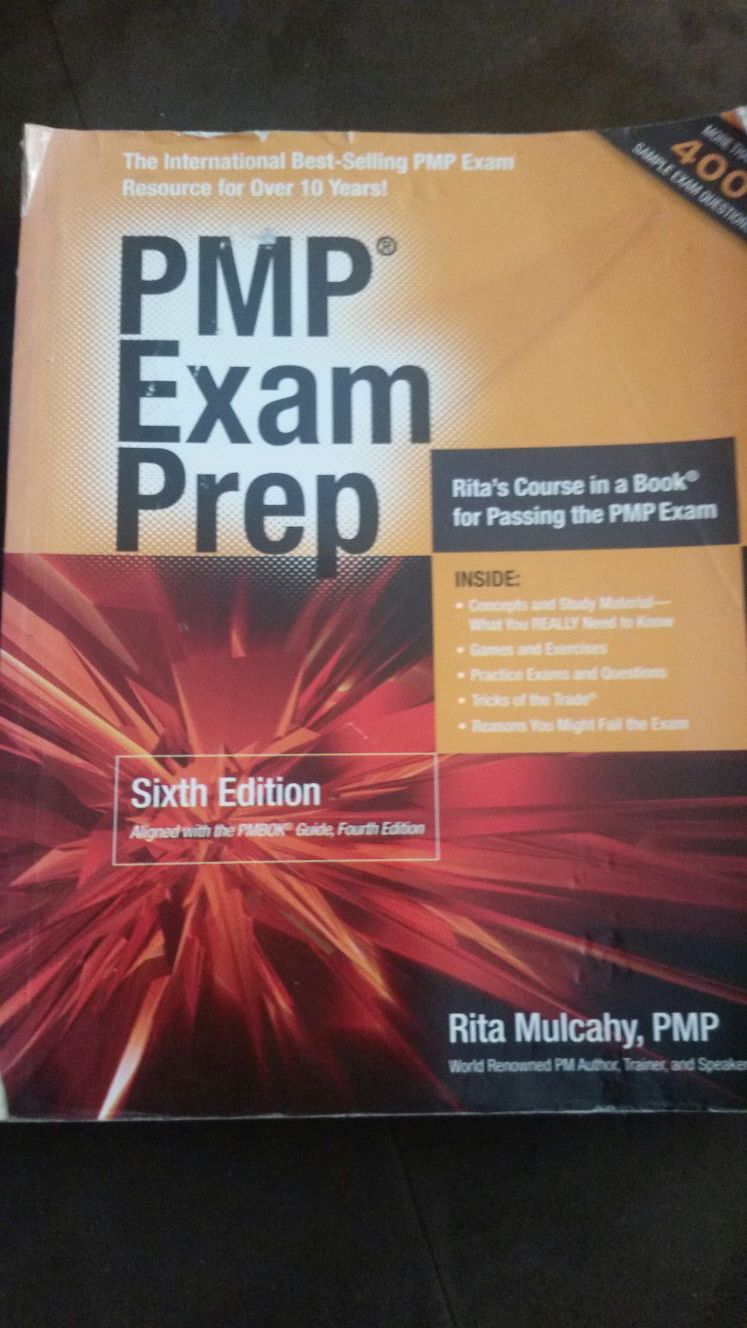 PMP EXAM PREP BOOK W/CD 6TH EDITION