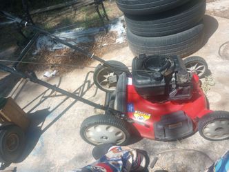 Troy built push mower
