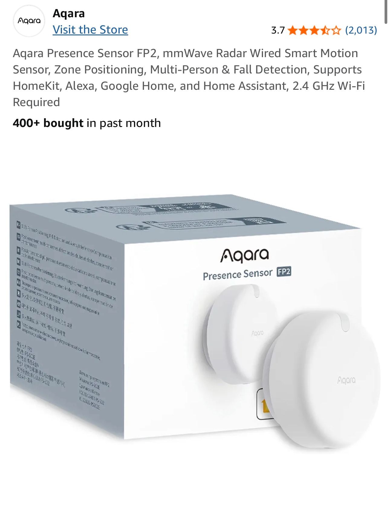 Aqara Presence Sensor FP2