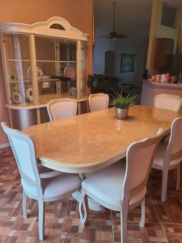 Dining Table And China
