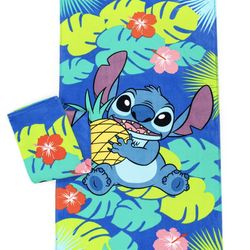 Stitch Beach Towel, Disney, 2 Pack, 28 x 58