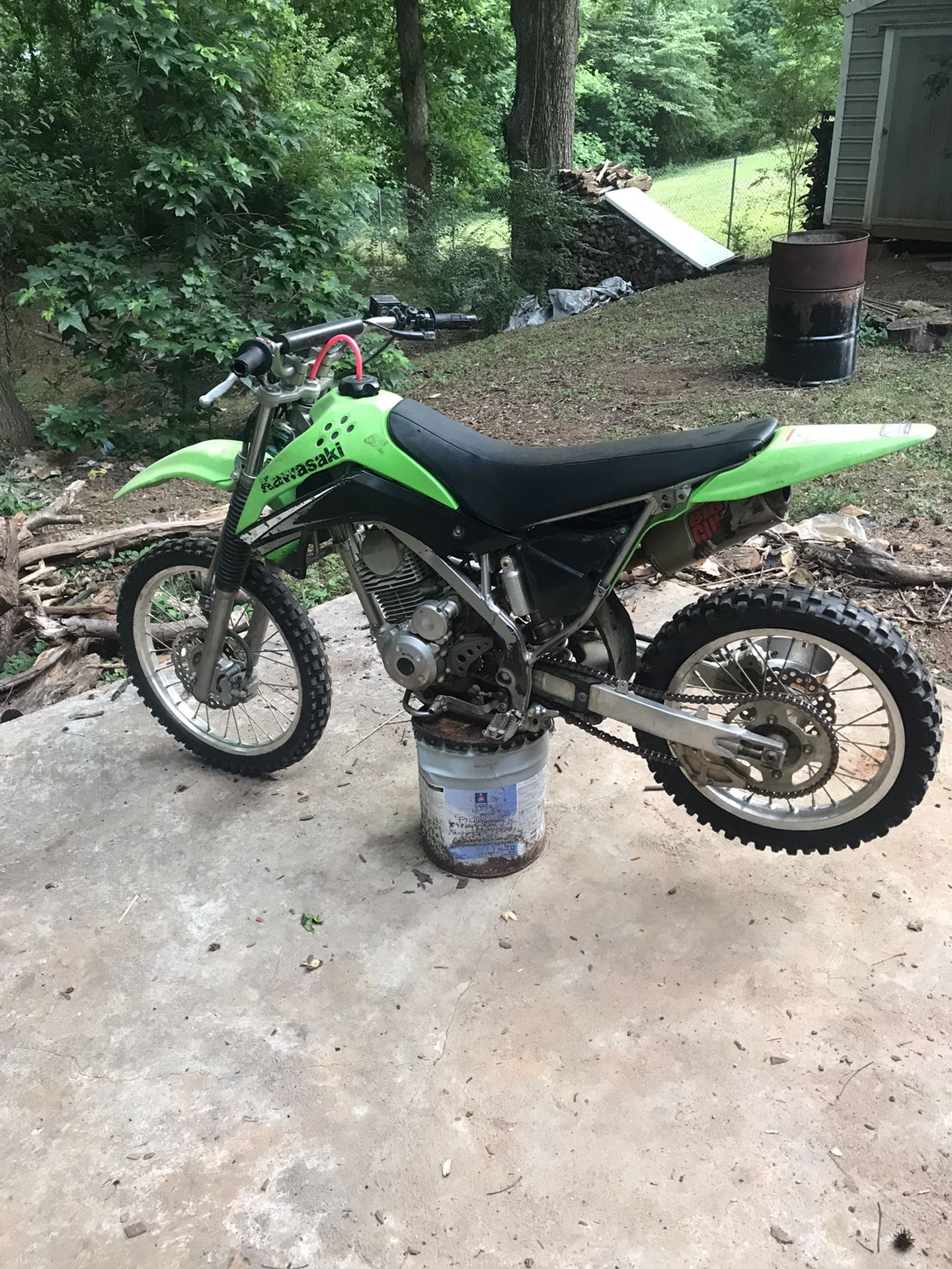 Green 2008 Kawasaki 140L 