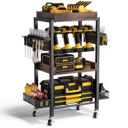 Tool Chest with Wheels, Power Tool Organizer Cart
