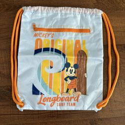 Mickey’s Original Longboard Surf Team Drawstring Backpack Swim Bag