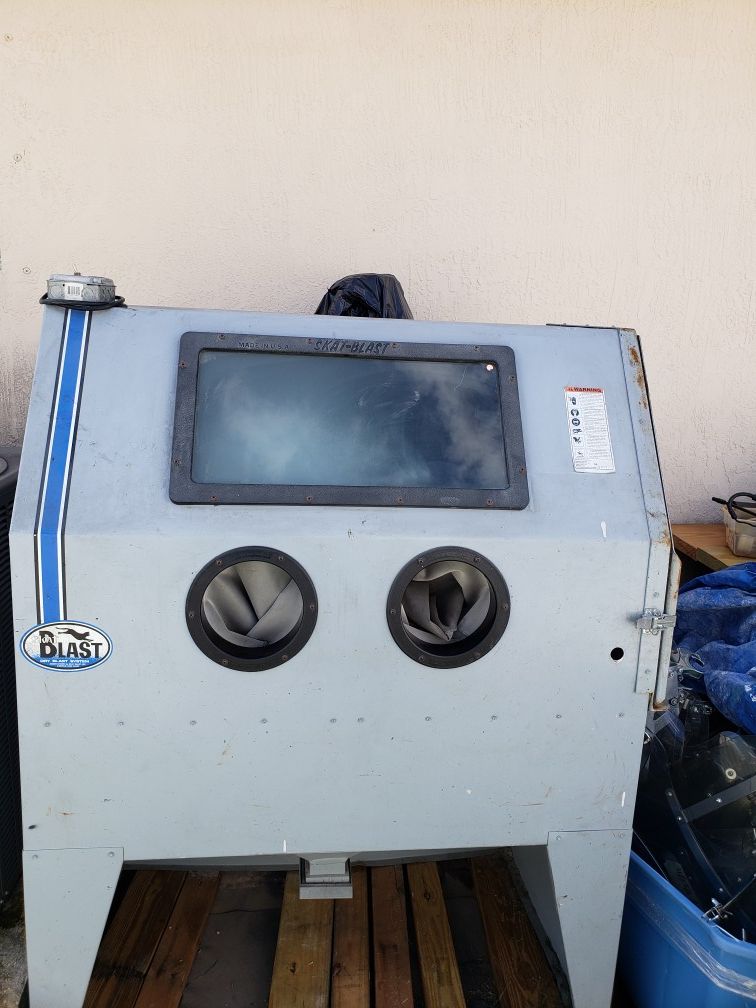 SKAT BLAST SAND BLASTER CABINET ABRASIVE SANBLASTER