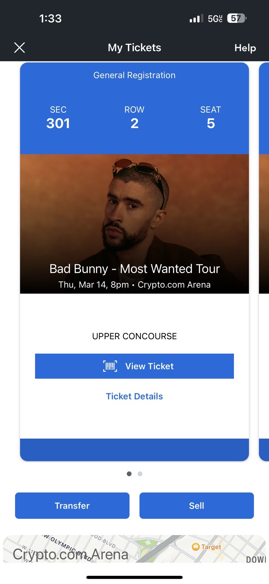 Bad Bunny Most Wanted Tour Thu, Mar 14, 8pm • https://.com/redirect/?o=Q3J5cHRvLmNvbQ== Arena