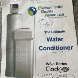 Soft water conditioner