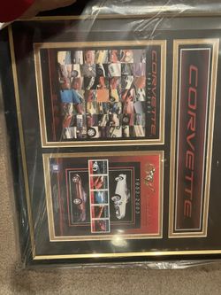 Corvette St Vincent Framed Stamp At