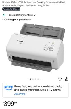 Brother ADS 4300n  Scanner 