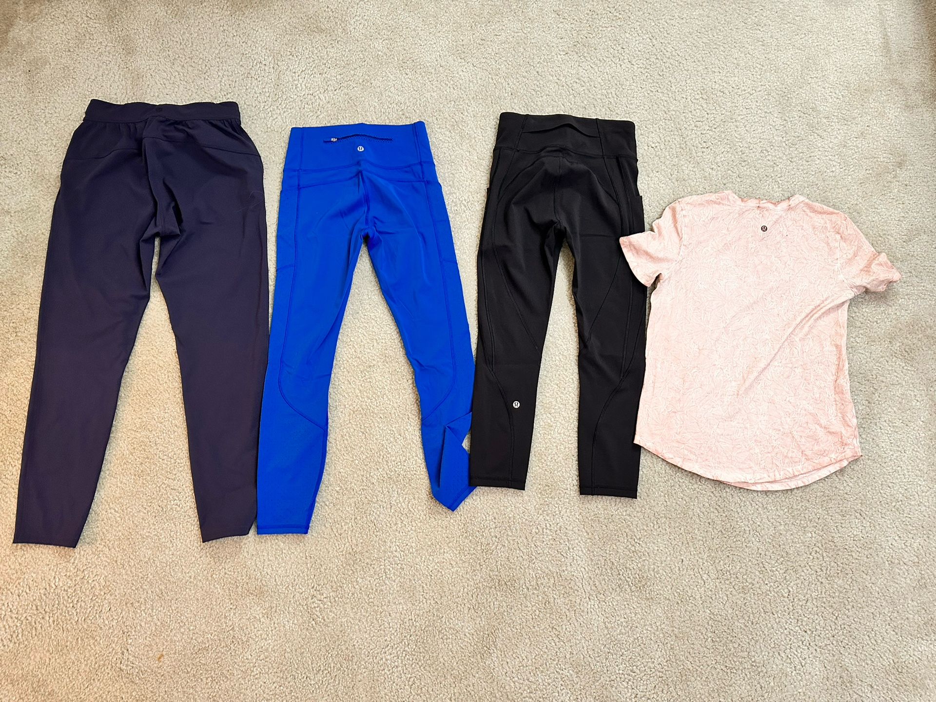 Lululemon Size 4 Leggings And Shirt 