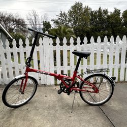 Dahon Boardwalk Folding Bike Bicycle RED  