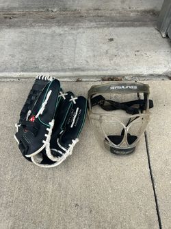 Rawlings Glove And Facemask