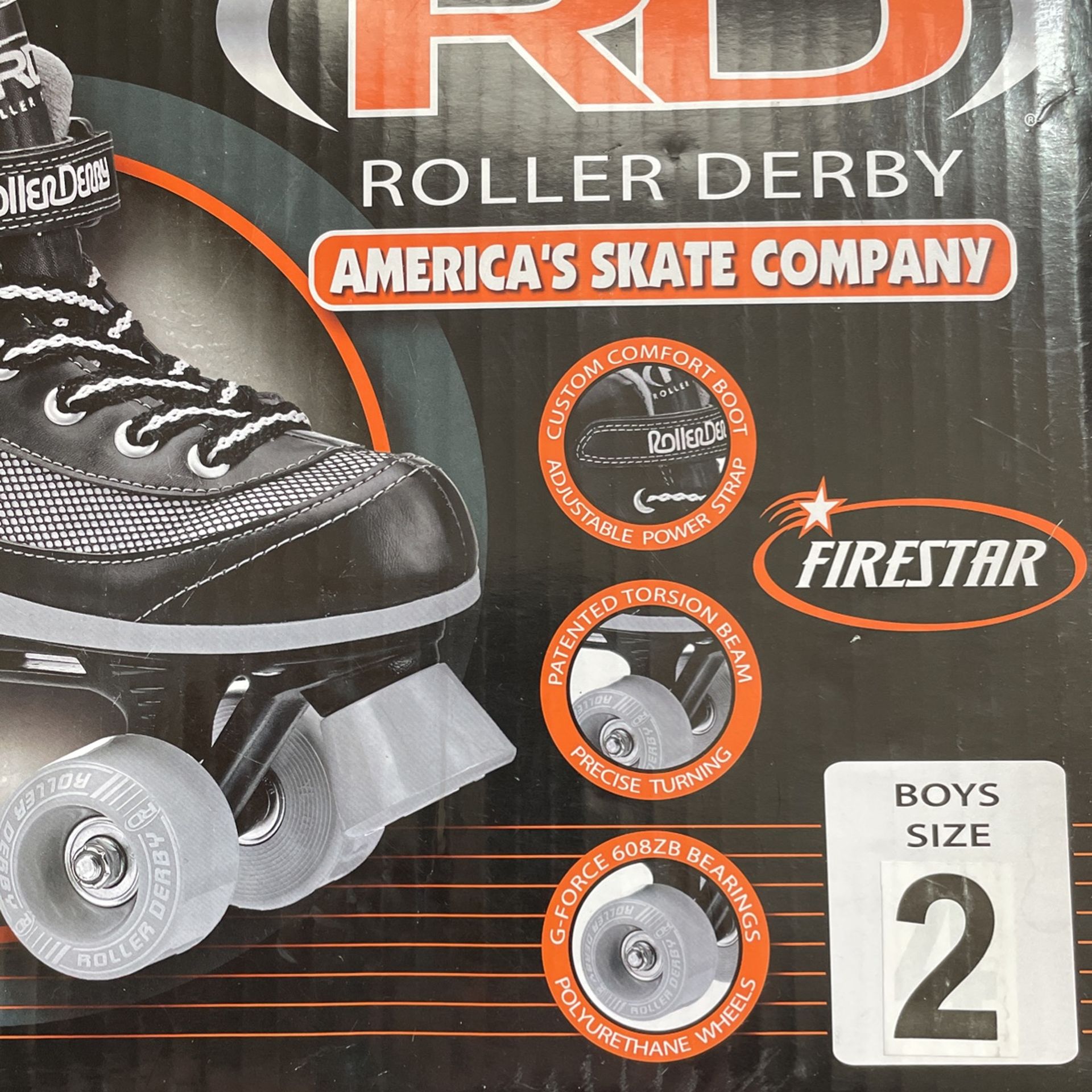 RD Roller Derby Skates Youth Size 2
