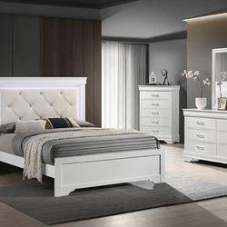 Built- in LED Bed frame 4 pc