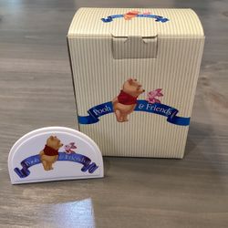Pooh & Friends Plaque Brand New w Box Winnie The Pooh